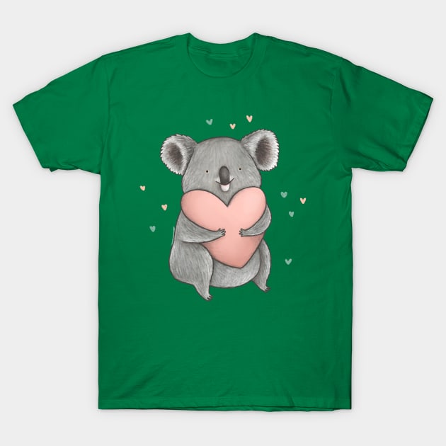 Koala Heart T-Shirt by Sophie Corrigan